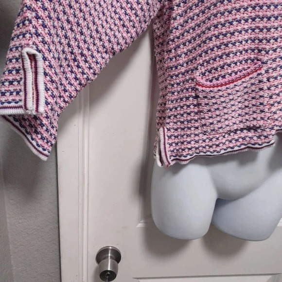 Beautiful Sweater Choles open Knit long-sleeved Cropped Baggy Pullover Sweater - Picture 2 of 8